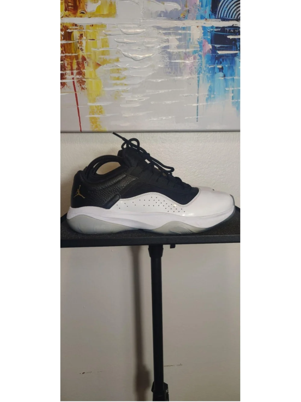 Jordan Air Jordan Shoes Mens Size 9.5 Black White Low Top Sneakers DN4800-070